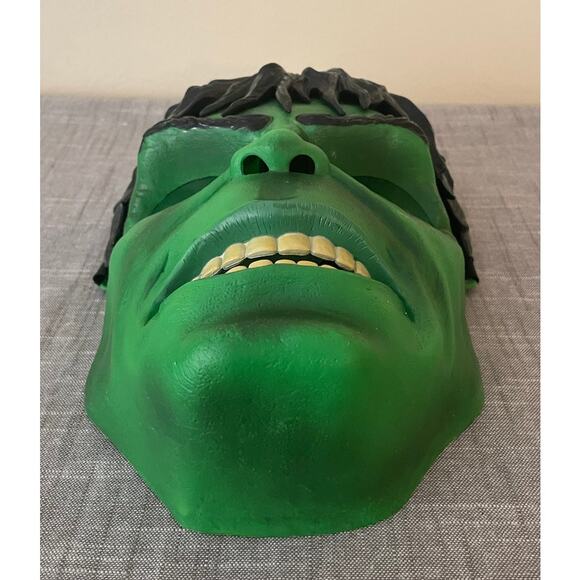 Marvel Incredible Hulk Power Glow Hasbro Mask Eyes Light Up 2008 - Picture 6 of 14